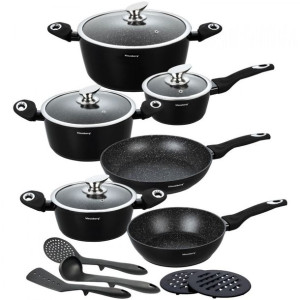 Garnki Granitowe 15 Ele. Klausberg Marmo Kb-7322