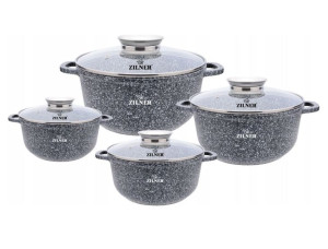 Garnki Marmurowe 8 El. Zilner Zl-7078