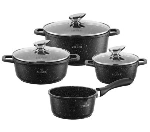 Garnki Marmurowe 7 Ele. Zilner Zl-7016-A