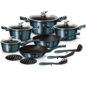 Garnki Berlinger Haus 15 Ele Metallic Aquamarine Bh-1885