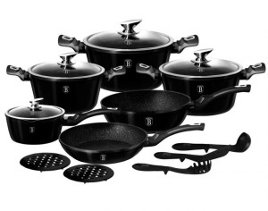 Garnki Berlinger Haus 15 Ele Metallic Black Royal Bh-1664