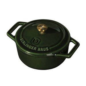 Emaliowany Mini Garnek Żeliwny 0.55L 12Cm Berlinger Haus Strong Mold