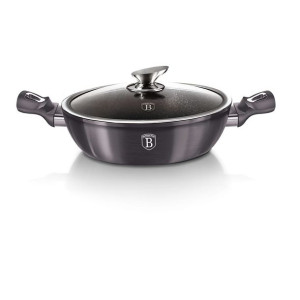 Garnek Niski Z Powł. Granitową 3.8L 28Cm Berlinger Haus Metallic
