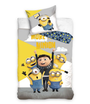 Pościel bawełniana 140x200cm Minions Minionki