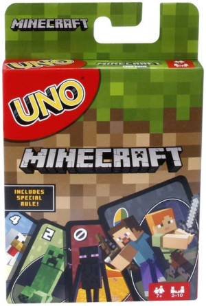 Karty Gra w UNO edycja MINECRAFT mattel