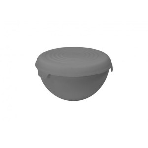 Miska Plastikowa + Pokrywka Duża Practic 28 Cm 6 L Szara
