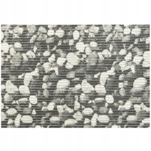 Mata łazienkowa uniwersalna PCV 45x65 cm kamienie