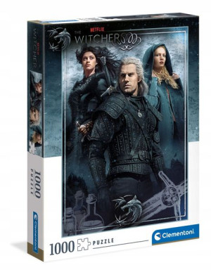 Duże PUZZLE 1000 CLEMENTONI - The Witcher WIEDŹMIN