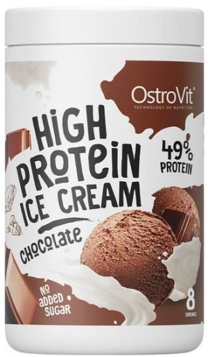 Lody wysokobiałkowe Bez Cukru Czekoladowy 400 g OstroVit
