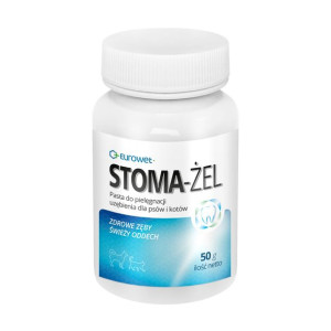 Eurowet Stoma Żel Pasta do czyszczenia zębów dla psów i kotów 50g