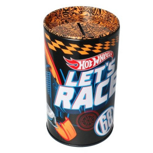 Skarbonka metalowa Hot Wheels lets race
