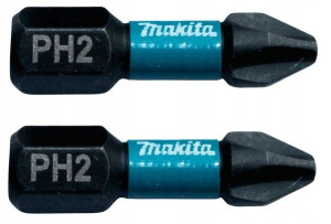 Końcówka wkręt. impact black ph2-25mm 2 szt.