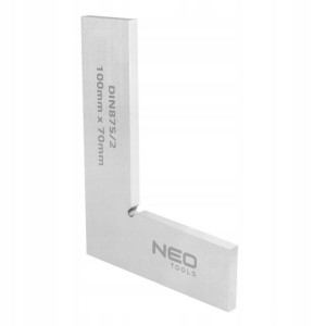 Kątownik płaski DIN875/2 100 x 70 mm Neo Tools