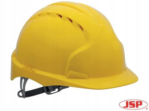 Kask JSP EVO 2 żółty regulacja wentylowany wygodny