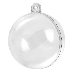 Bombka Akrylowa 4cm 5szt Kula Plastikowa Decoupag