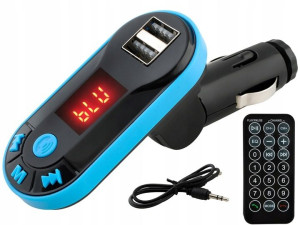 Transmiter Samochodowy Fm Bluetooth Usb Sd Mp3