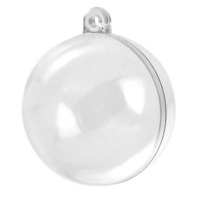 Bombka Akrylowa 15,6cm - Kula Plastikowa Decoupag