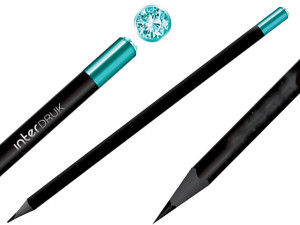 INTERDRUK CZARNY Ołówek DIAMOND Pastel HB DIAMENT