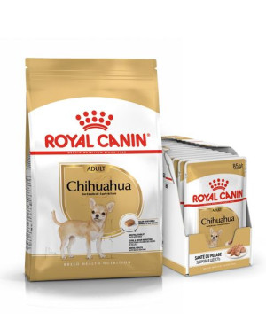 Royal Canin Chihuahua Adult 1,5kg + Karma mokra 12x85g