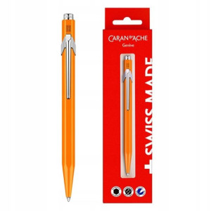 Długopis CARAN D'ACHE 849 M Gift Box Pomarańćzowy