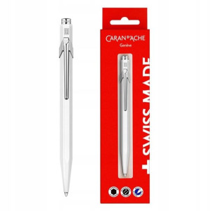 Długopis Od CARAN D'ACHE 849 M Gift Box Biały