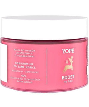 Maska do włosów zniszczonych z bioceramidami 250 ml - Yope Boost My Hair