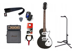 Gitara Elektryczna + Wzmacniacz 1w Kabel Zestaw