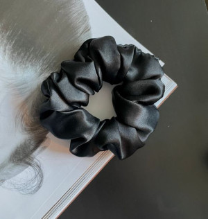 Jedwabna scrunchie jedwabna gumka 100% jedwab 22 momme