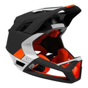Kask FOX PROFRAME BLOCKED BLACK czarny fluo