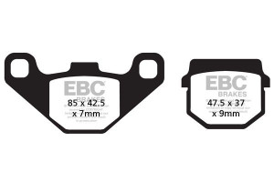 Klocki hamulcowe EBC SFA083HH skuterowe (kpl. na 1 tarcze)