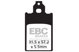 Klocki hamulcowe EBC FA116 (kpl. na 1 tarcze)