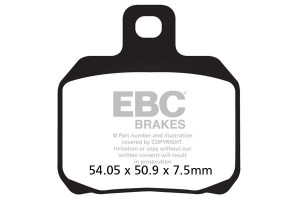 Klocki hamulcowe EBC SFA266HH skuterowe (kpl. na 1 tarcze)