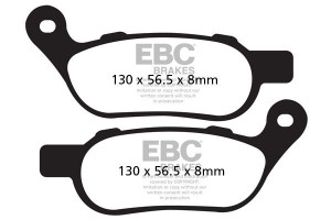 Klocki hamulcowe EBC FA458V V-PAD (kpl. na 1 tarcze)