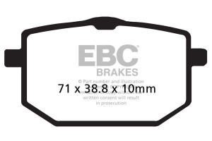 Klocki hamulcowe EBC FA118 (kpl. na 1 tarcze)