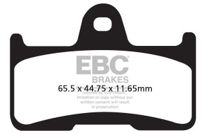Klocki hamulcowe EBC FA344R (kpl. na 1 tarcze)