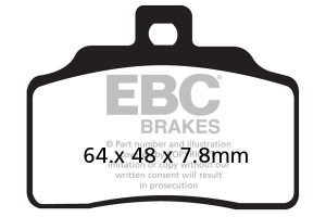 Klocki hamulcowe EBC FA426 (kpl. na 1 tarcze)