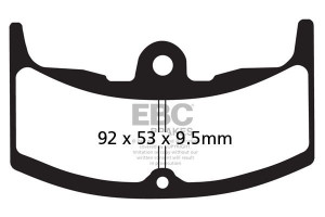Klocki hamulcowe EBC FA080/2 (kpl. na 1 tarcze)