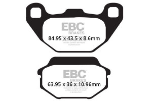 Klocki hamulcowe EBC FA305TT (kpl. na 1 tarcze)