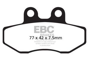Klocki hamulcowe EBC FA167 (kpl. na 1 tarcze)