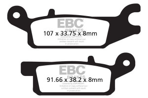 Klocki hamulcowe EBC FA443TT (kpl. na 1 tarcze)