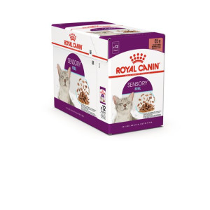 Pakiet Royal Canin Sensory Feel Karma Mokra Kawałki w Sosie Dla Kotów Doros