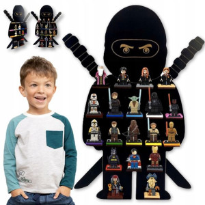 Ninja Wojownik Półka Regał Na Klocki Ludziki Lego