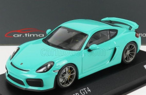 Minichamps Porsche Cayman GT4, 2015, Miętowa Zieleń