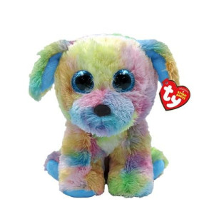 TY BEANIE BABIES MAX wielokolorowy pies maskotka 15cm 40448