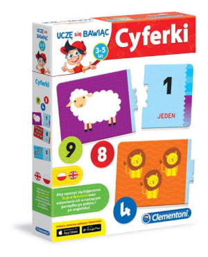 Clementoni Cyferki Uczę się bawiąc