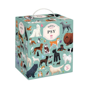 Puzzle dla dzieci Puzzlove CzuCzu Psy 40el