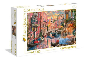 Clementoni Puzzle 6000el - Zachód słońca nad Wenecją