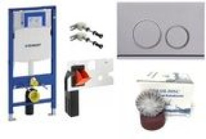Stelaż Geberit DUOFIX UP320 CHROM BŁYSK FRESH DISC