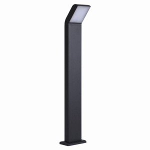 Lampa ogrodowa LED stojąca słupek czarny wysoki K-8148 z serii VIDAR
