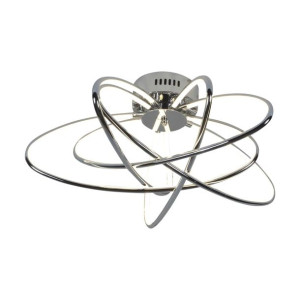 Lampa sufitowa LED wstęga chromowana K-8074 z serii LELO